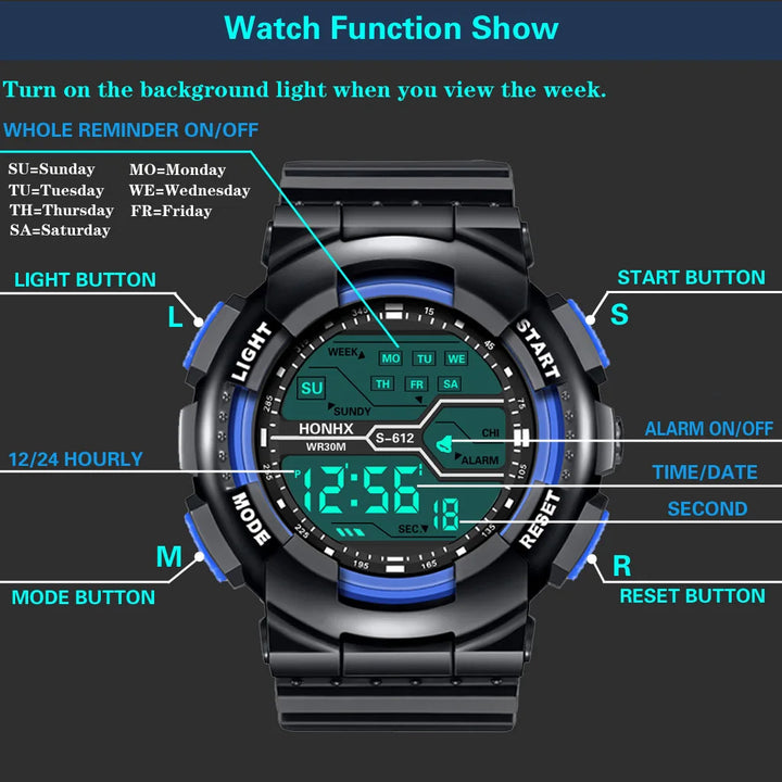 LED Military Watch