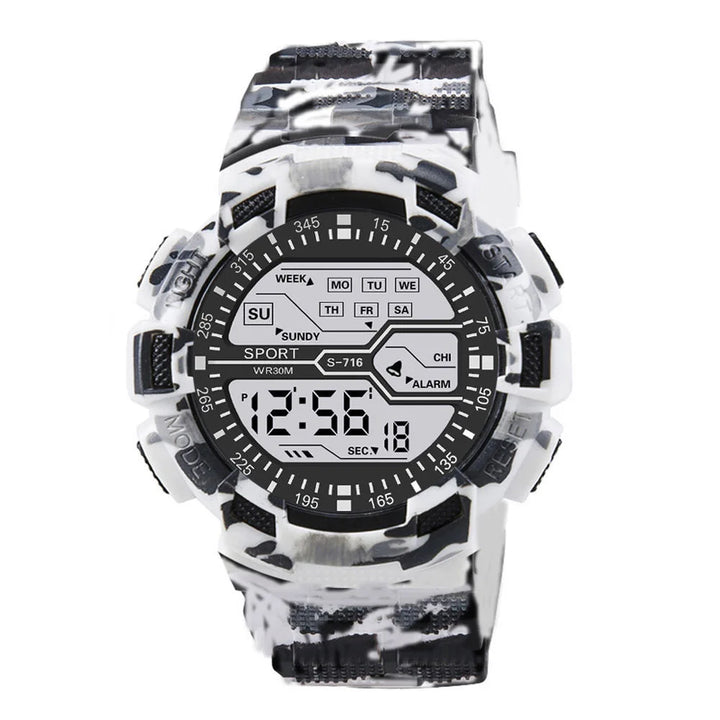 R-Shock  Watch Large Dial Waterproof Luminous