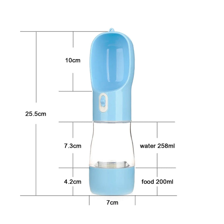 Portable Dog Water Bottle Food and Water