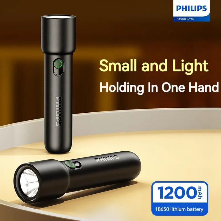 Flashlight Rechargeable LED Philips 2025 New EDC Portable