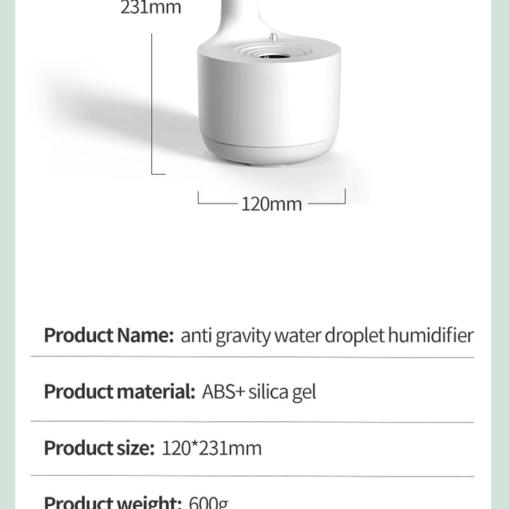 New Anti-Gravity Humidifier 2025 Desktop