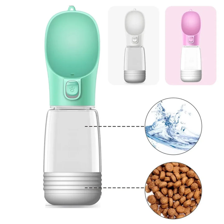 Portable Dog Water Bottle Food and Water