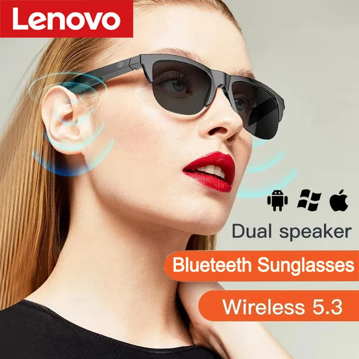 Lenovo Smart Glasses Polarized Sunglasses with AI Dimming