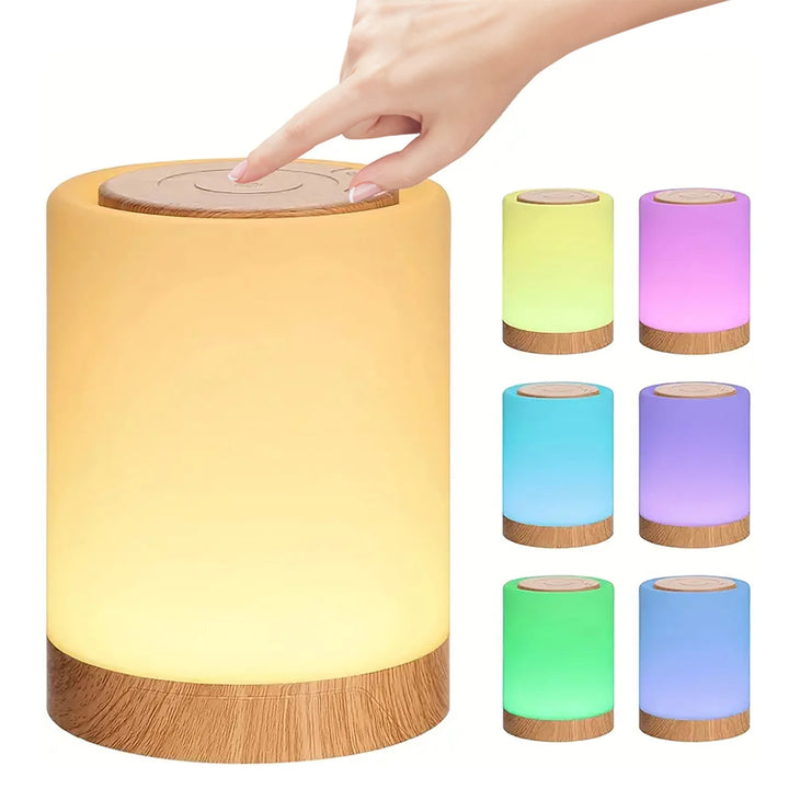 Smart LED Night Light, Portable Touch Control Table Lamp