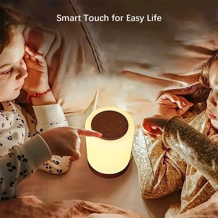 Smart LED Night Light, Portable Touch Control Table Lamp