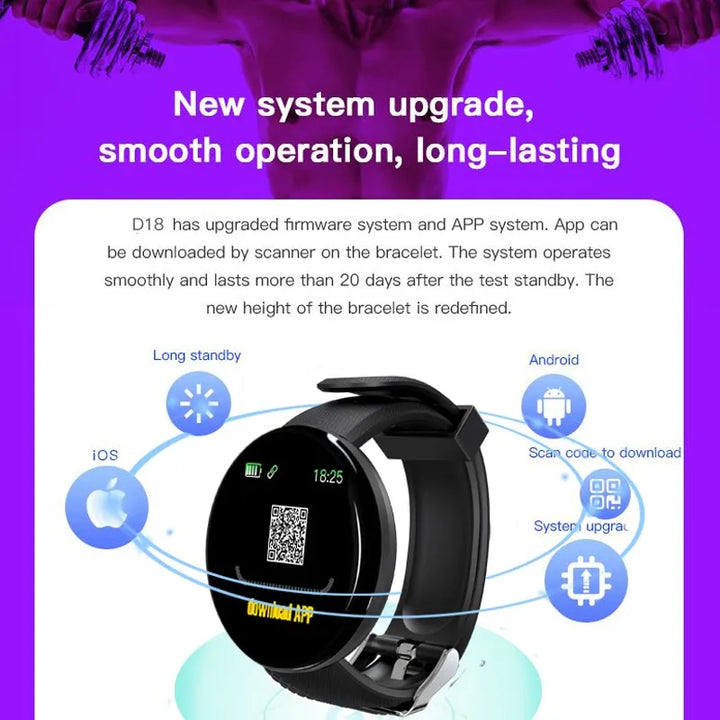 D18 Smart Watche Waterproof Digital  apple watch band