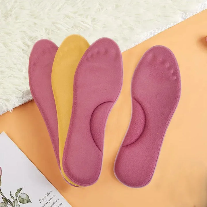 4D Massage Warm pile Shoes Insoles Super Soft Latex Sports Insole