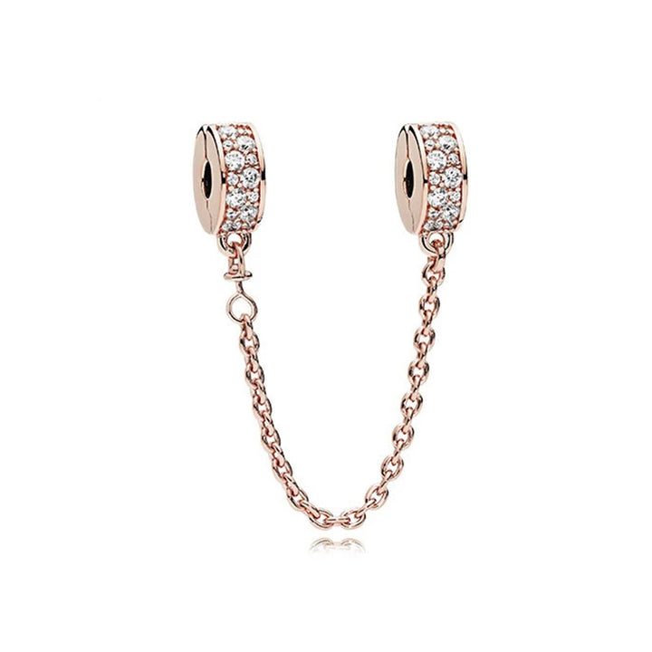 Rose Gold Jewelry Series Beads Fit Original  925 Pandora Bracelet