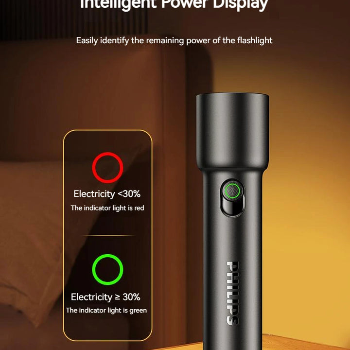 Flashlight Rechargeable LED Philips 2025 New EDC Portable