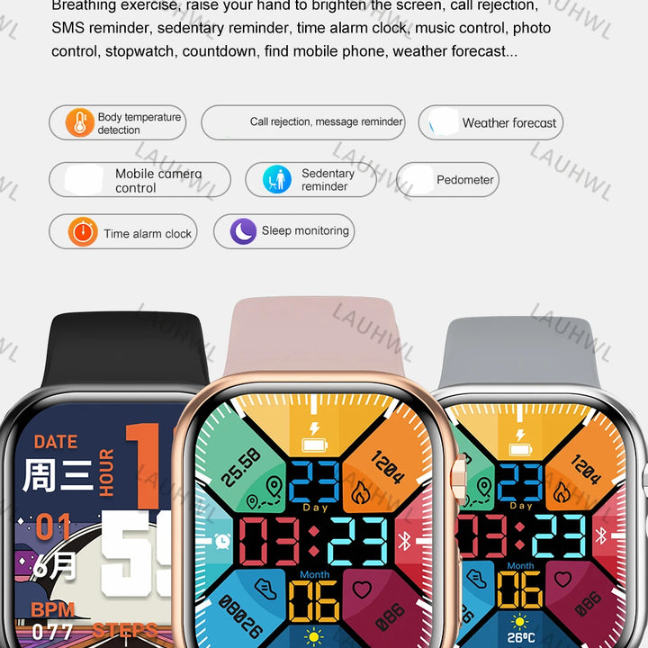 Smart Watch Series 9 Men HD screen Calendar Bluetooth Call NFC