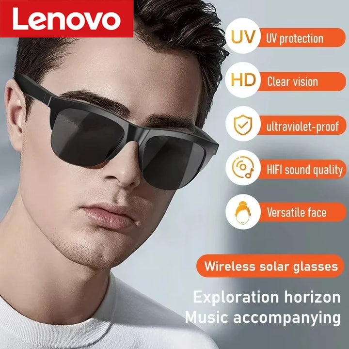 Lenovo Smart Glasses Polarized Sunglasses with AI Dimming