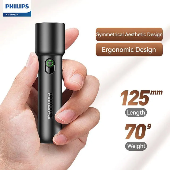 Flashlight Rechargeable LED Philips 2025 New EDC Portable