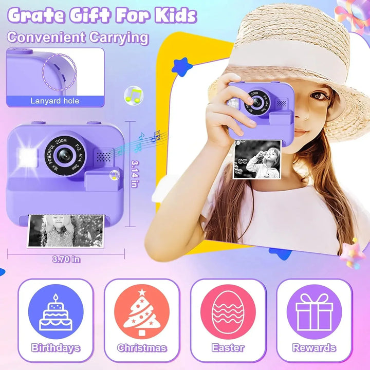 Children's Digital Instant Print Camera