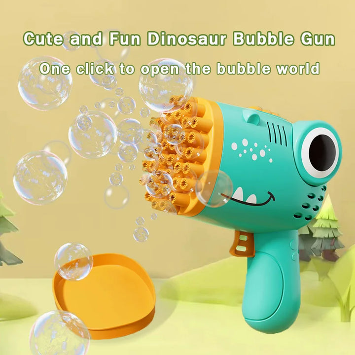 40 Hole Dinosaur Bubble Handheld Bubble Machine