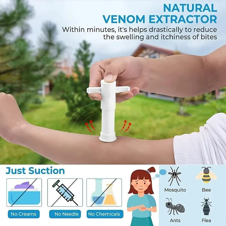 Suction Tool, Poison Remover - Bug Bites And Bee/Wasp Stings, Natura