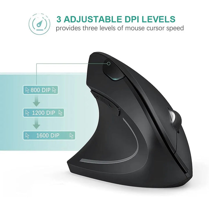 Vertical Mouse Ergonomic 2.4GHz Wireless