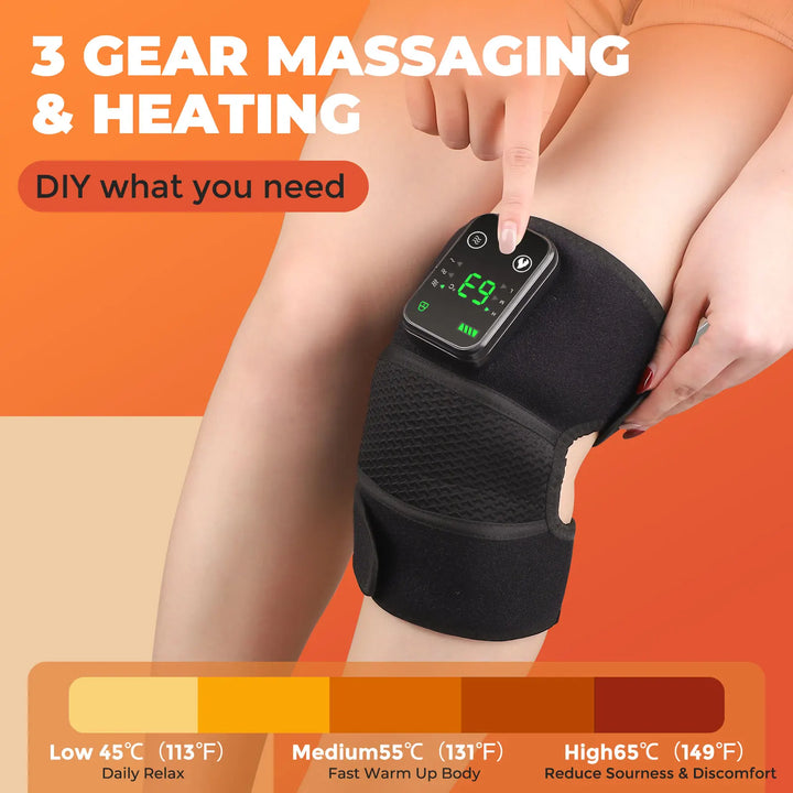 Multifunction Leg Knee Massager Joint Heating Vibration Massage Elbow