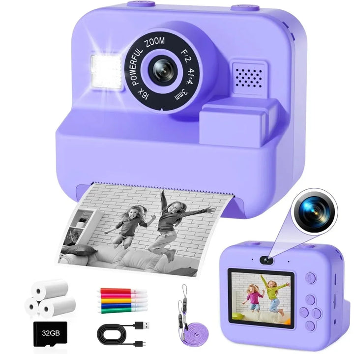 Children's Digital Instant Print Camera