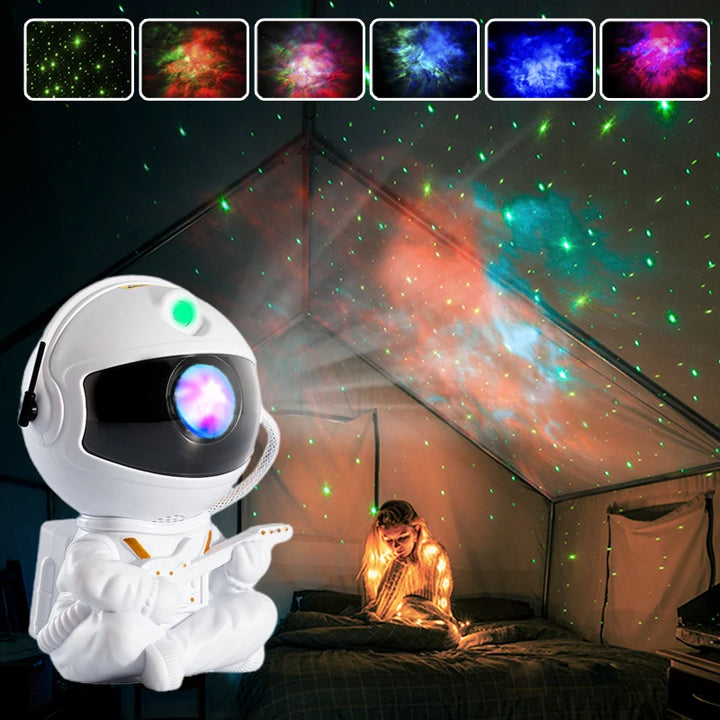 Astronaut Starry Sky Projector Night Light 9D