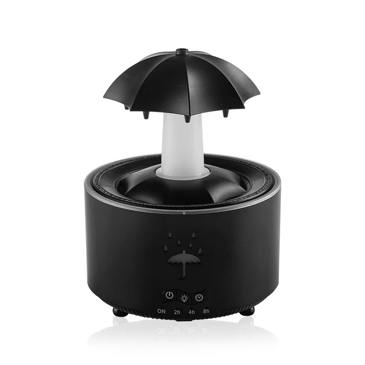 Creative Umbrella Water Drop Air Humidifier with Colorful Light Raindrop