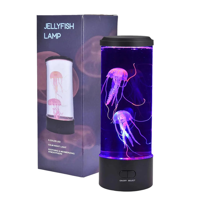 Color Changing Jellyfish Lamp Usb/Battery Powered Table Night Light