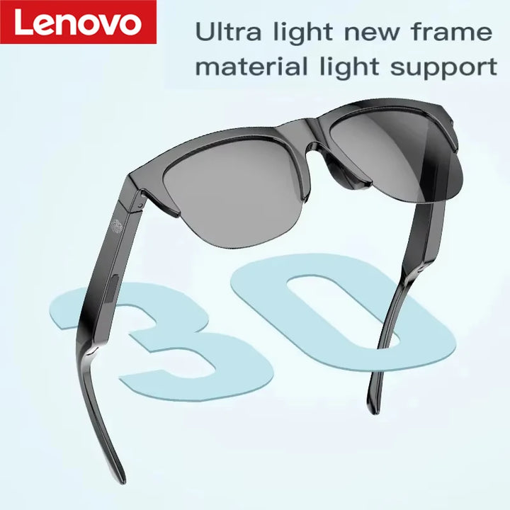 Lenovo Smart Glasses Polarized Sunglasses with AI Dimming