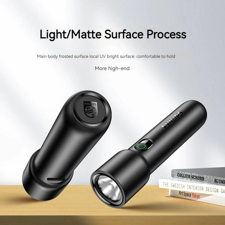 Flashlight Rechargeable LED Philips 2025 New EDC Portable