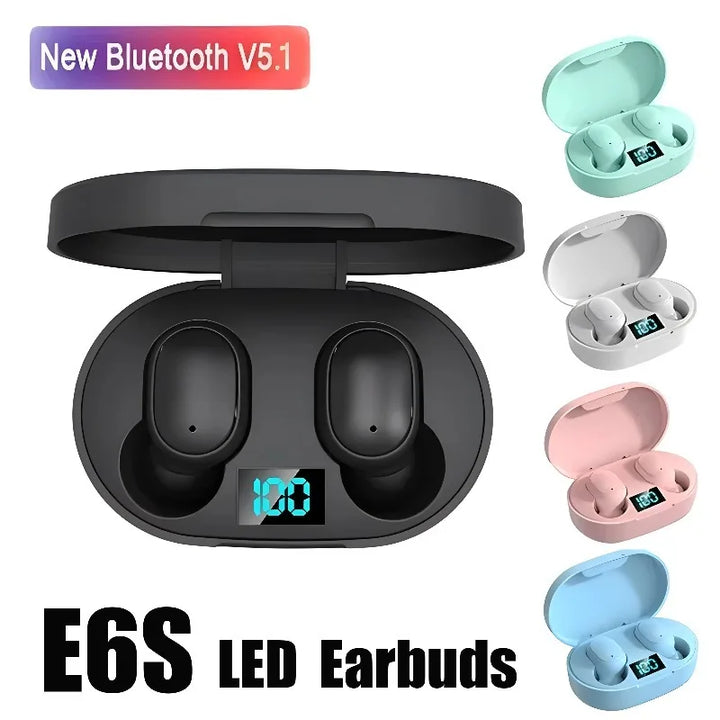 E6S TWS Wireless Headphones Sports Waterproof Bluetooth 5.0