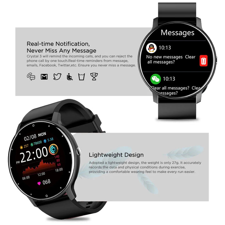 New Smart Watch Lady Sport Fitness 2025